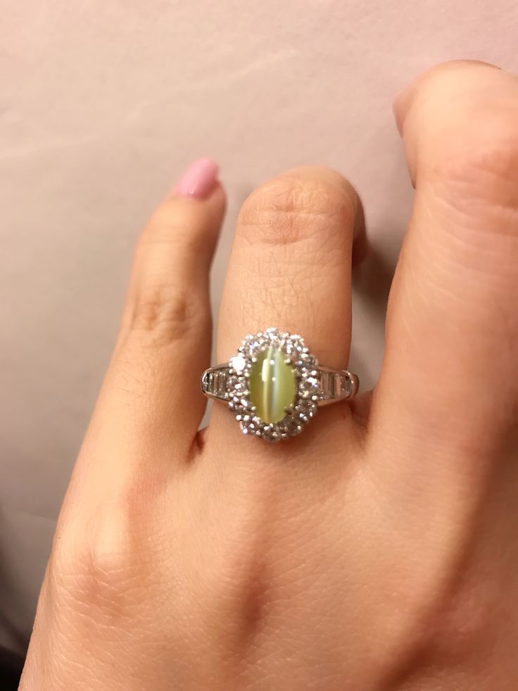Cats eye Gemstone - لہسنیا