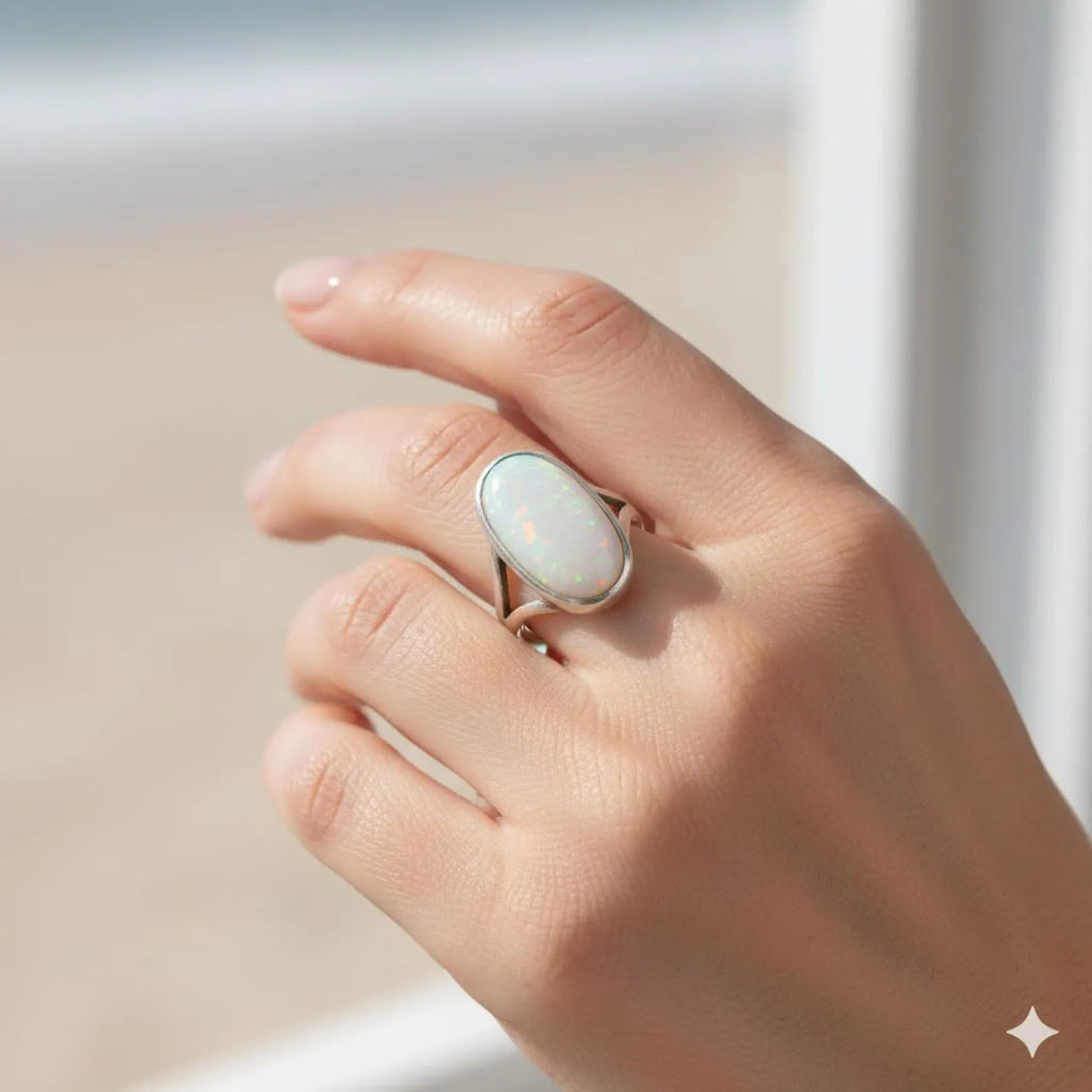Opal Gemstone - دودھیا
